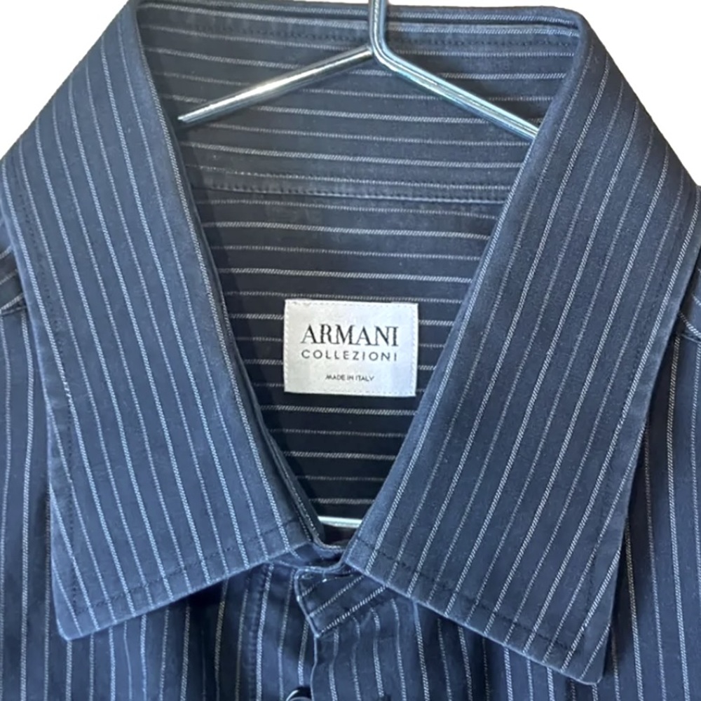 Armani Collezioni Men's Button Up Casual Formal Occasion /Wedding XL Dress Shirt